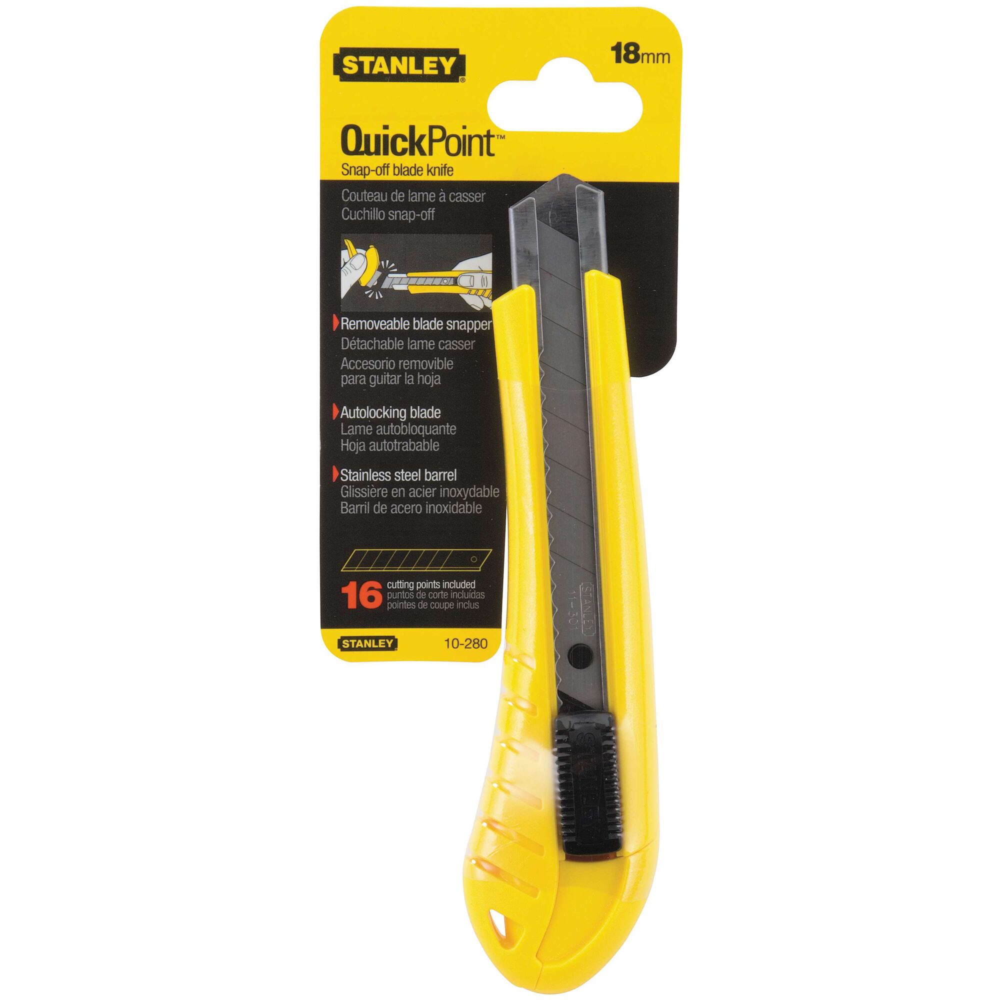 AutoLock 18mm Self-Locking Snap-Off Blade Knife