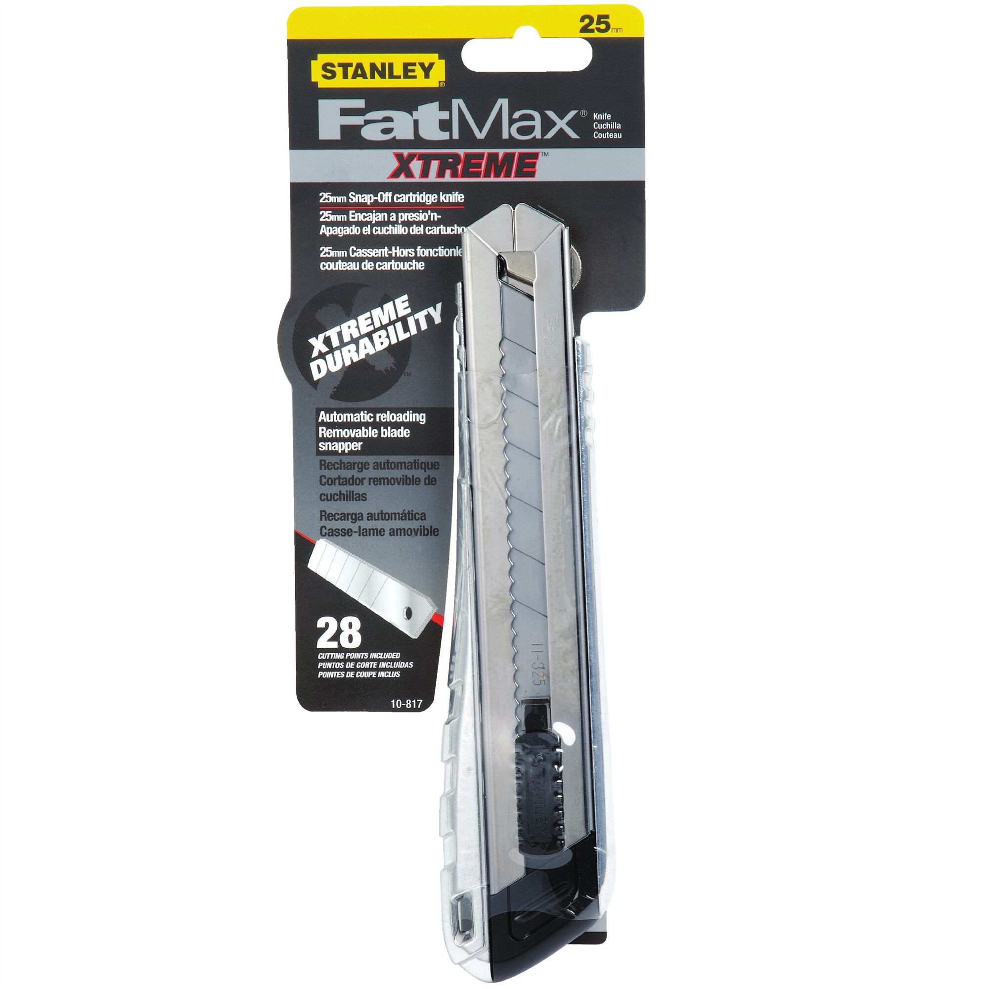 25mm STANLEY® FATMAX® Xtreme Snap Blade Knife