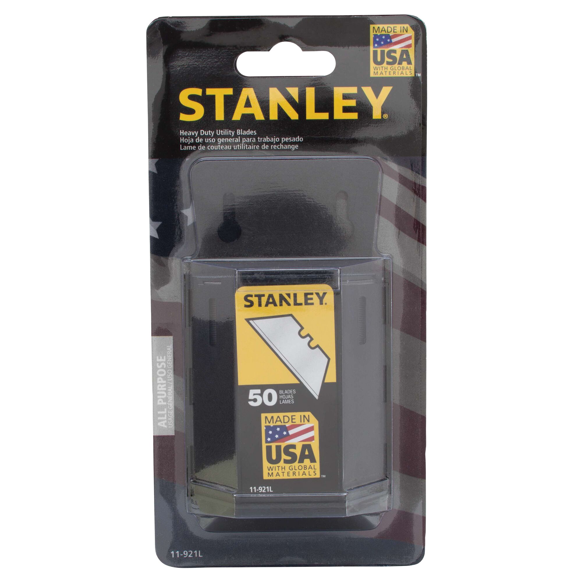 Heavy-Duty Steel Blades with Dispenser (50 PK)