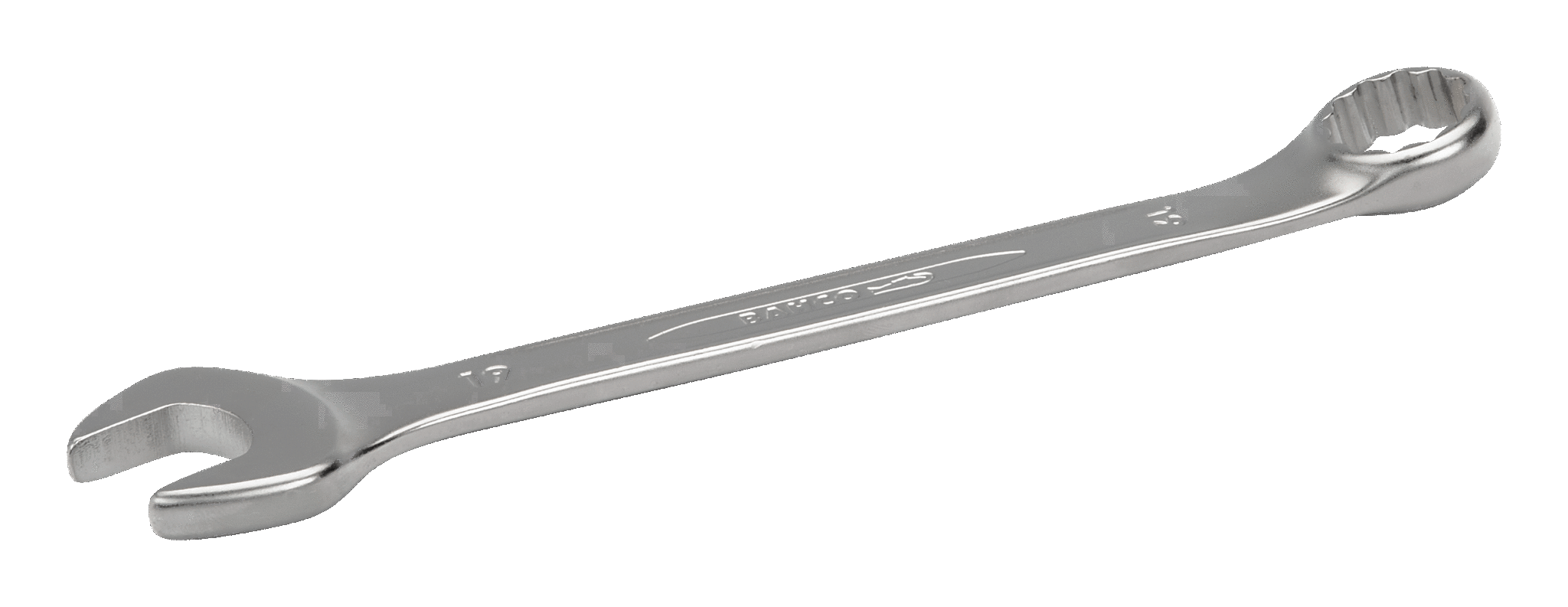 Metric Flat Combination Wrenches with Chrome Finish