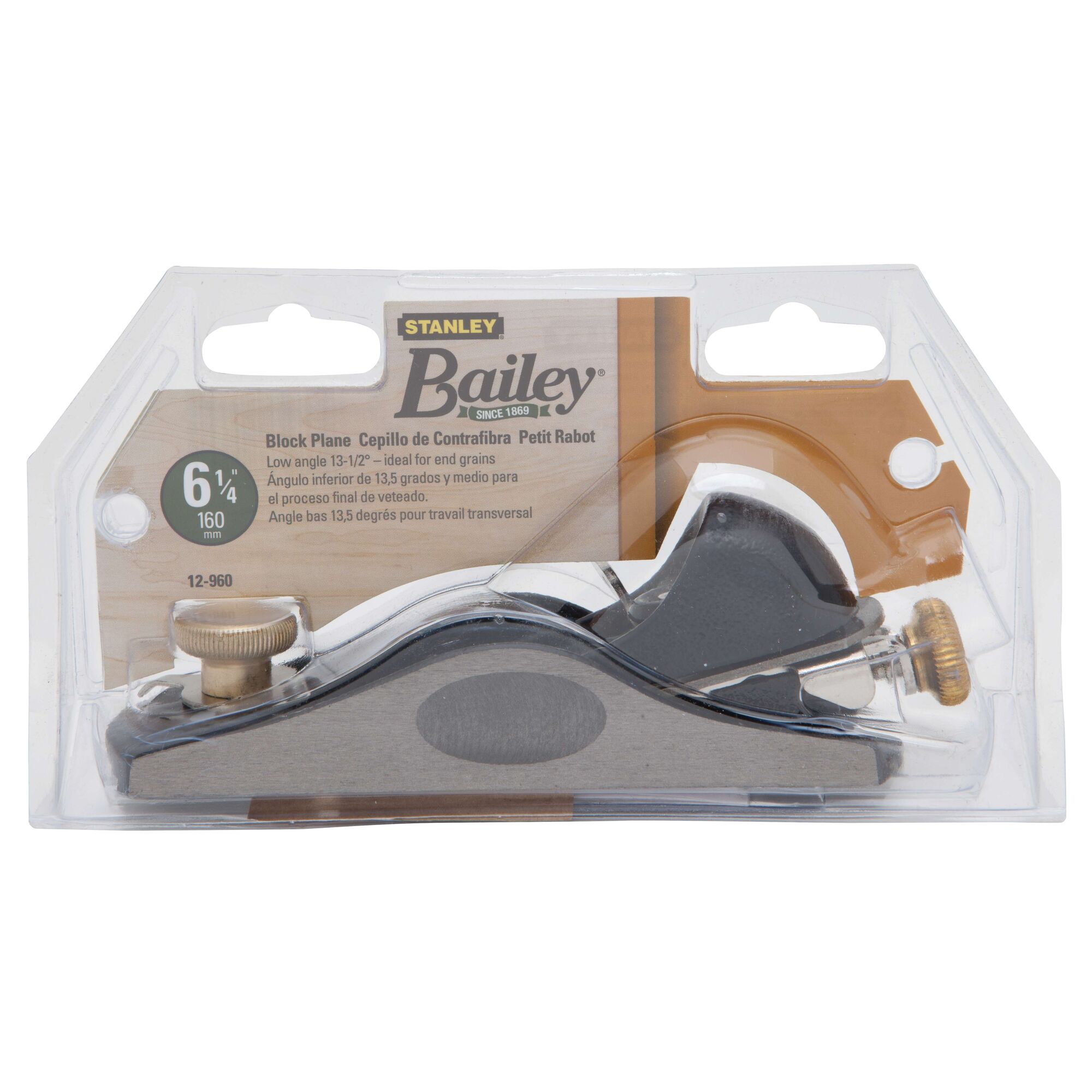 6-1/4 in BAILEY® Low Angle Block Plane