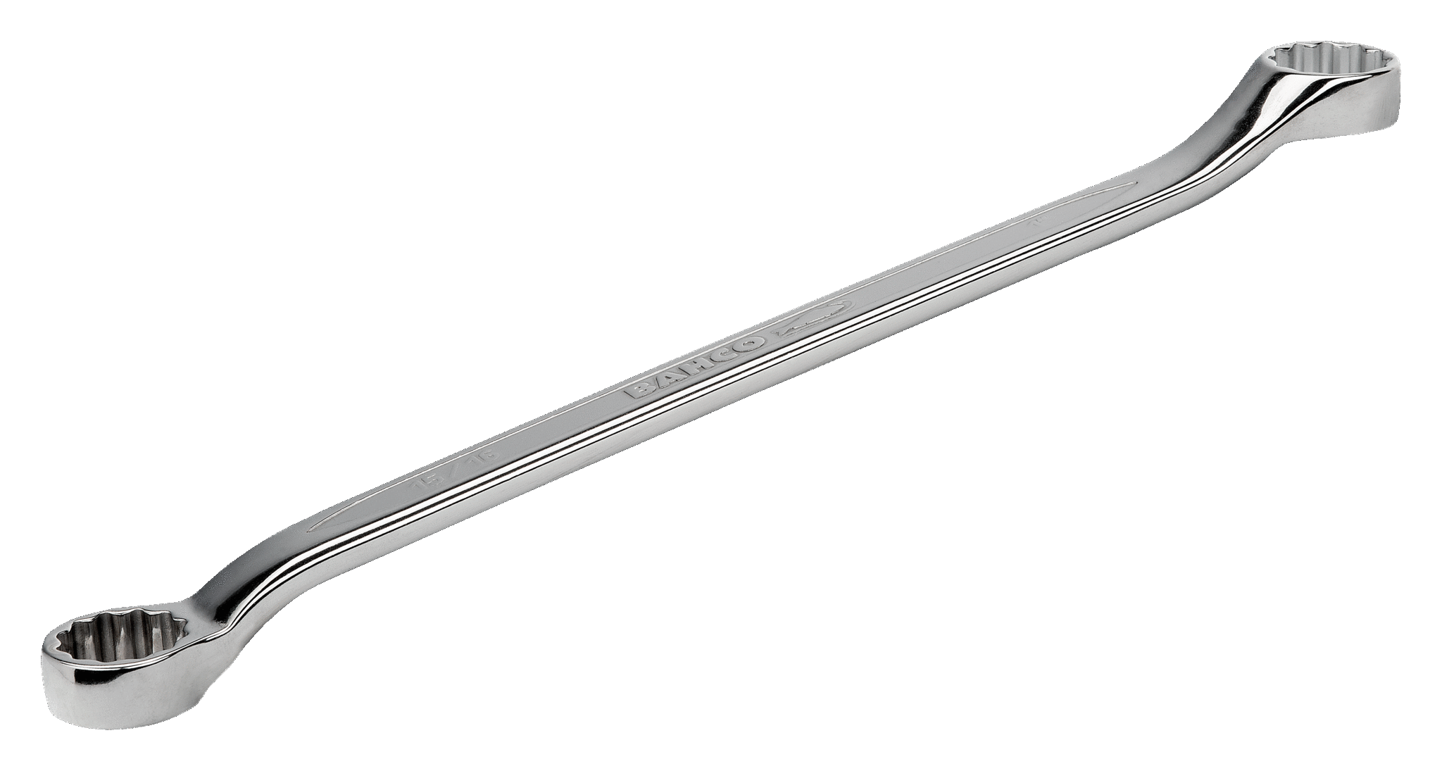 Imperial Offset Double Ring End Wrenches with Chrome Finish
