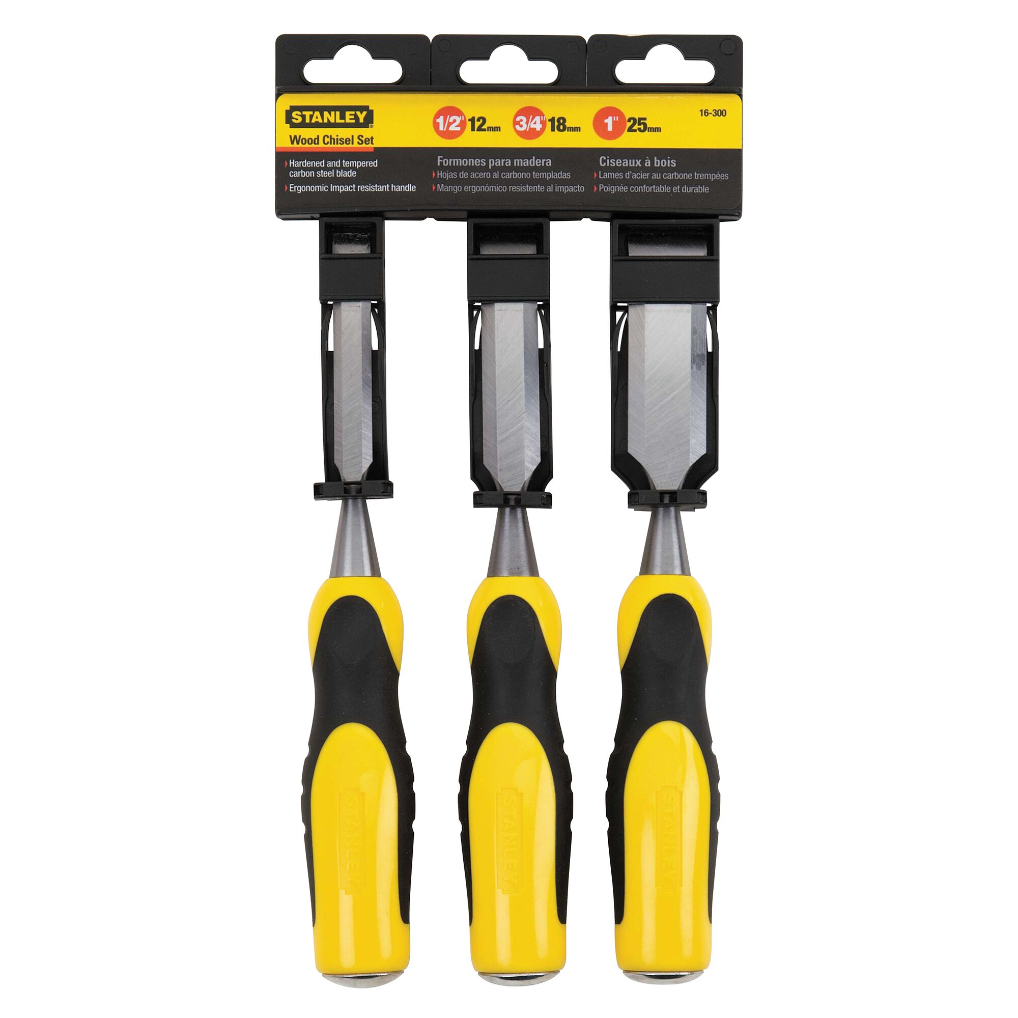 3 pc Wood Chisel Set