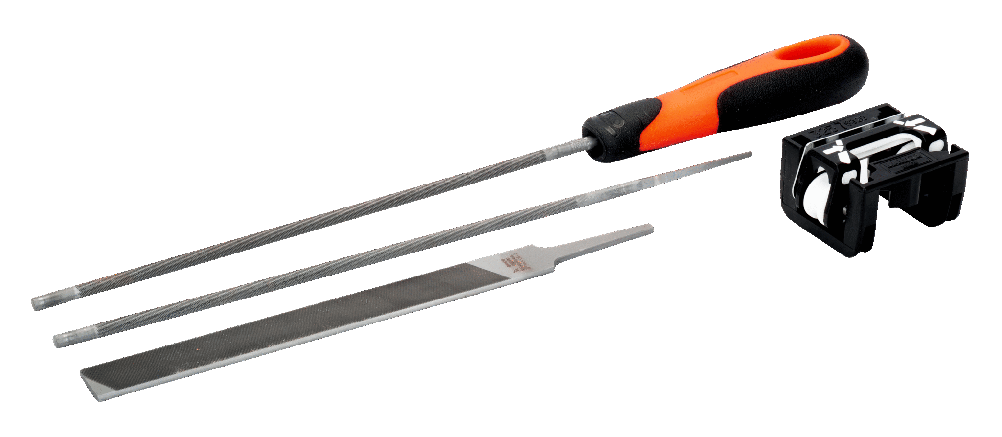 ERGO™ Chainsaw File Set with Two-Component Handle and Filing Guide