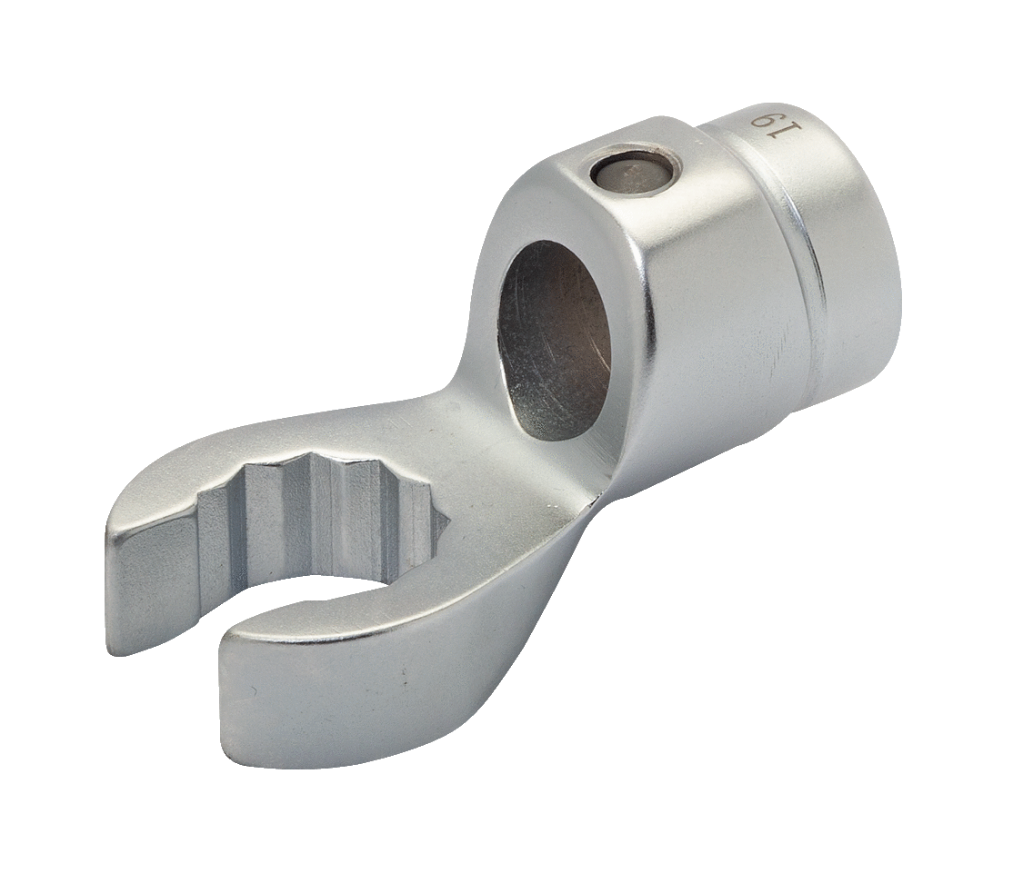 Flare Nut End Metric Wrench with Spigot Connector