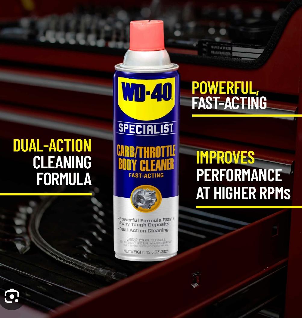 WD-40 Specialist ລ້າງ Carb/Throttle Body ອອກ຤ິດໄວ