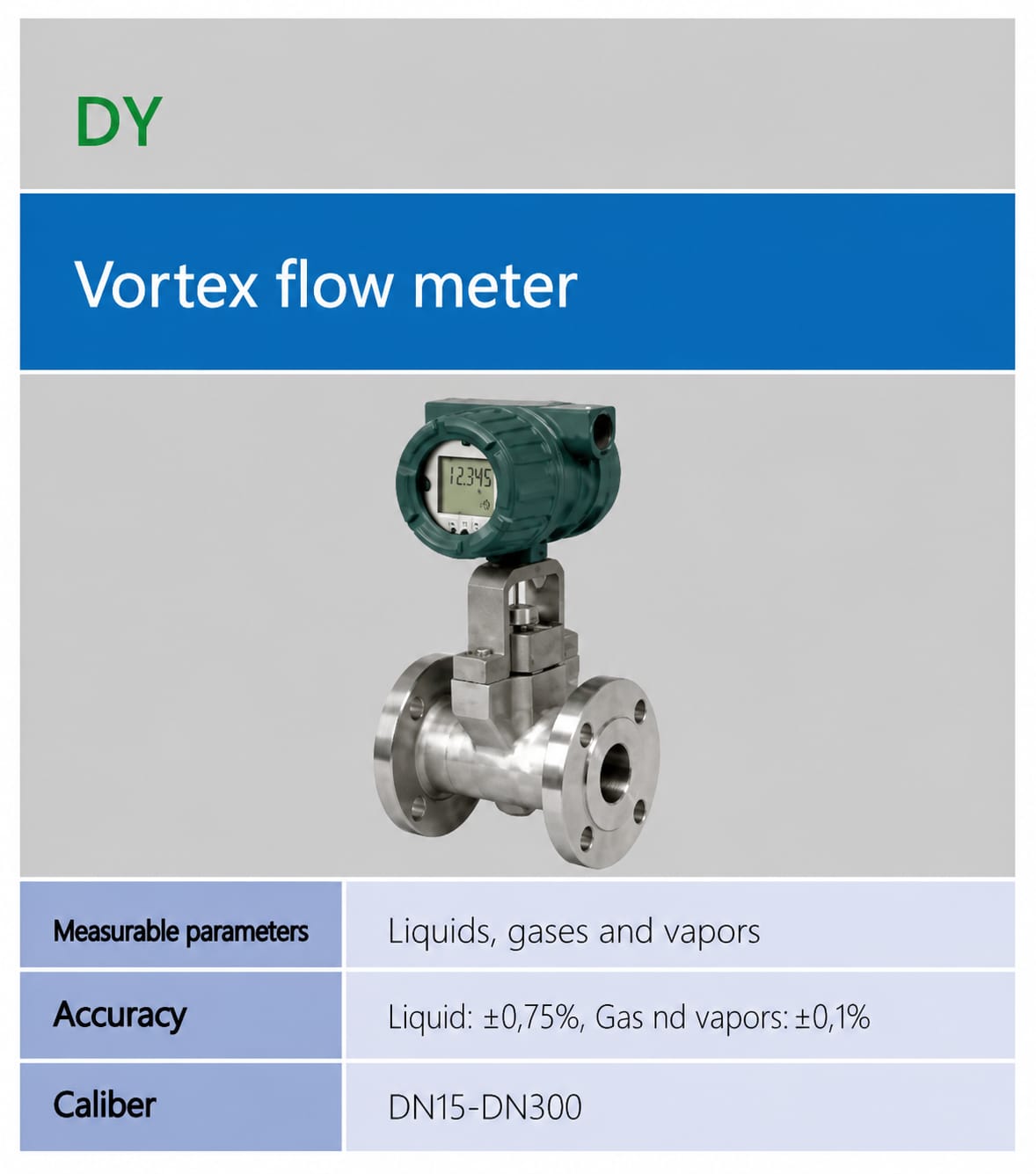 ເຄື່ອງວັດການໄຫຼ Vortex Yokogawa DY