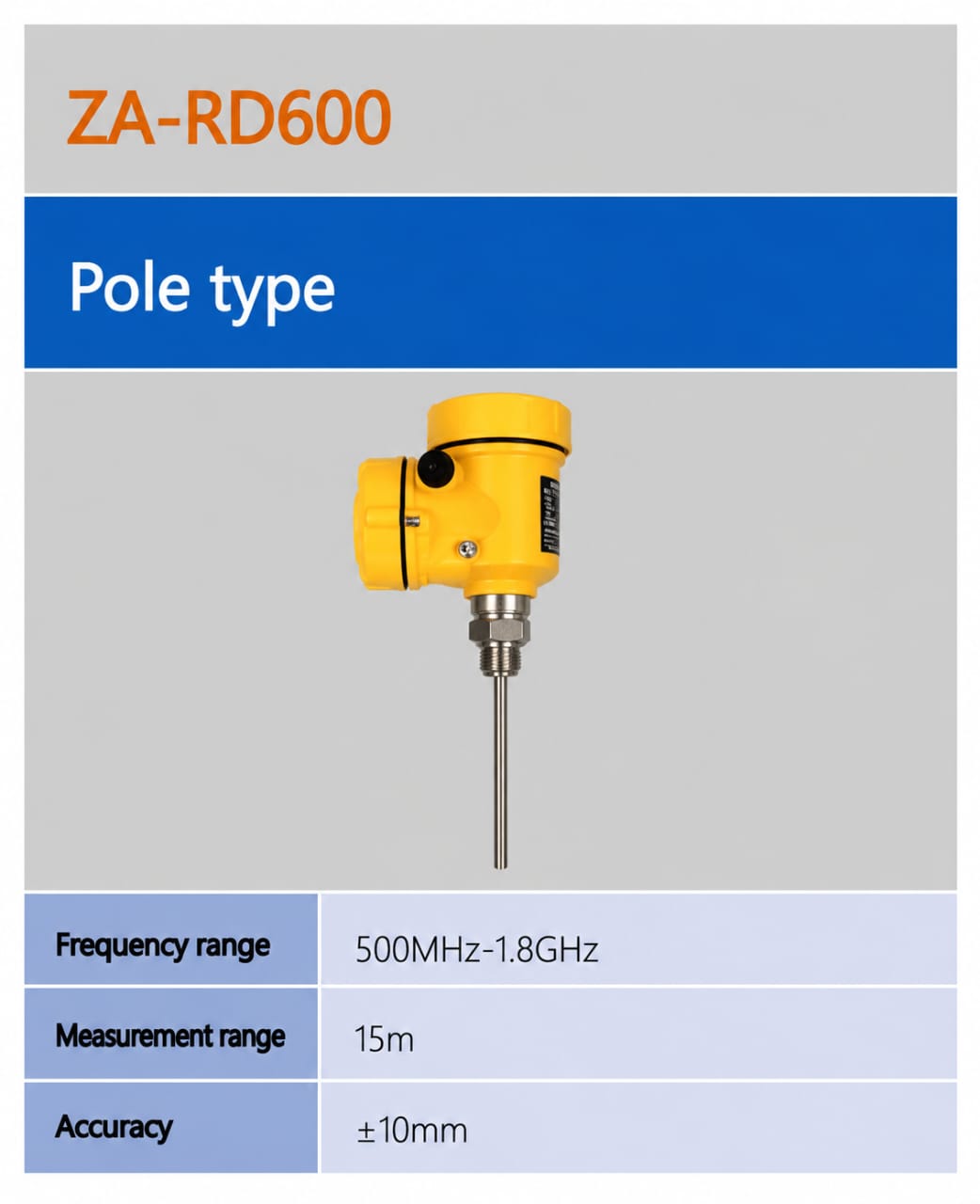 ZA-RD600 Pole Type 15 m - ຊະນິດແທ່ງໂພລ