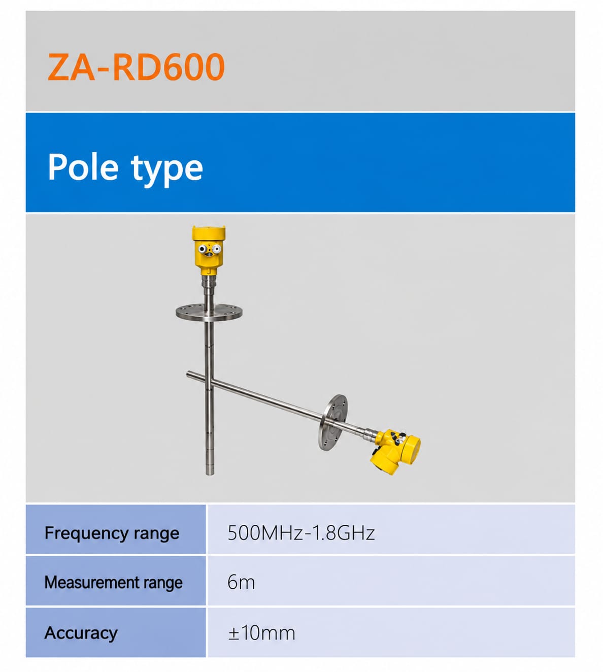ZA-RD600 Pole Type 6 m - ຊະນິດແທ່ງໂພລ