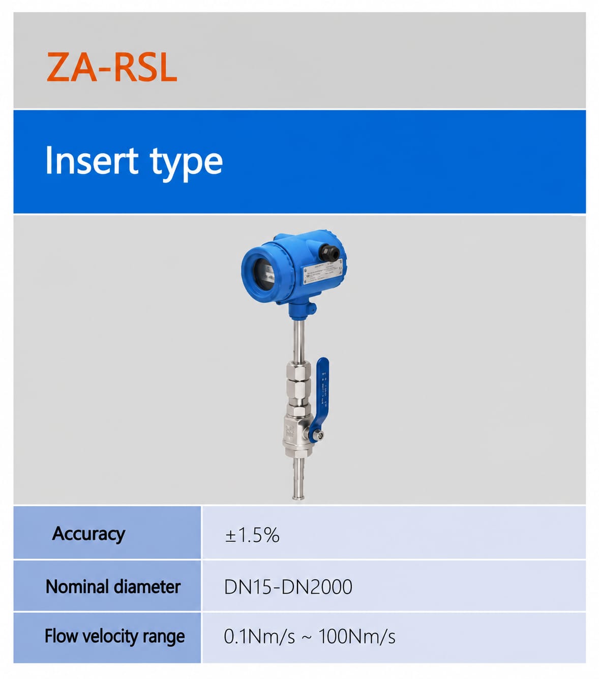 SMARTSEC ZA-RSL ປະເພດສອດໃສ່ທໍ່