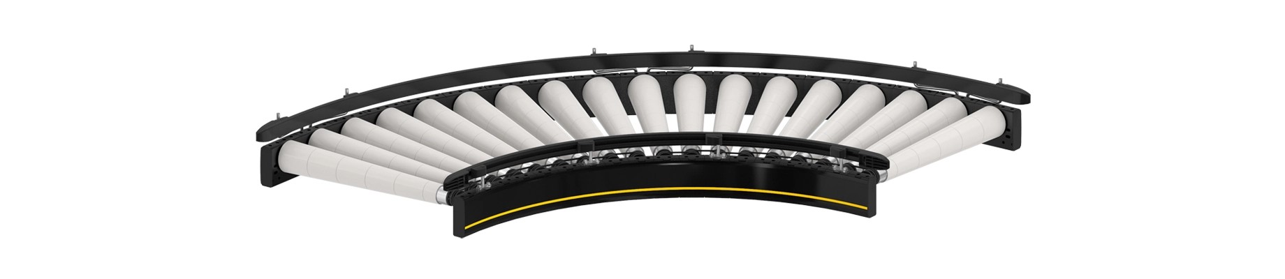 Interroll RM 8320 ຊຸດລຳລຽງລູກກິ້ງໂຄ້ງ 24/48 V DC