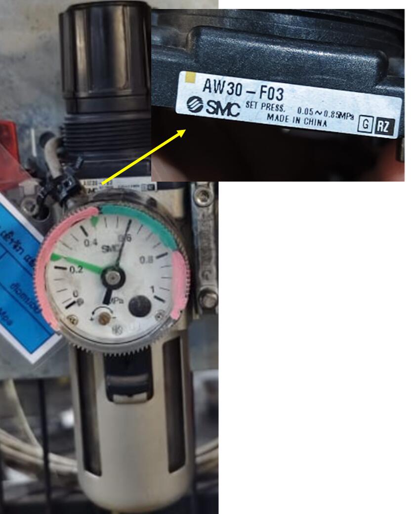 SMC AW30-F03 ຊຸດກອງແລະຄວບຄຸມແຮງດັນລົມ