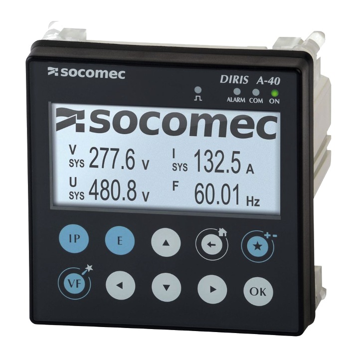 ມິເຕີວັດພະລັງງານ Socomec DIRIS A-40 48250501 Ethernet