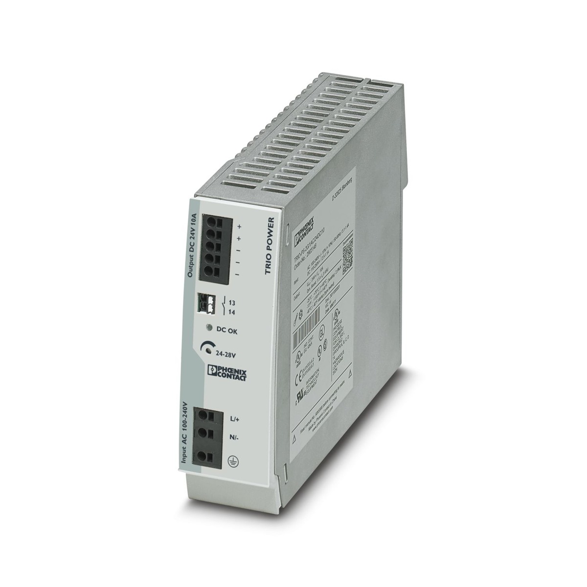 Phoenix Contact 2903145 TRIO-PS-2G ແຫຼ່ງຈ່າຍ 24VDC 10A