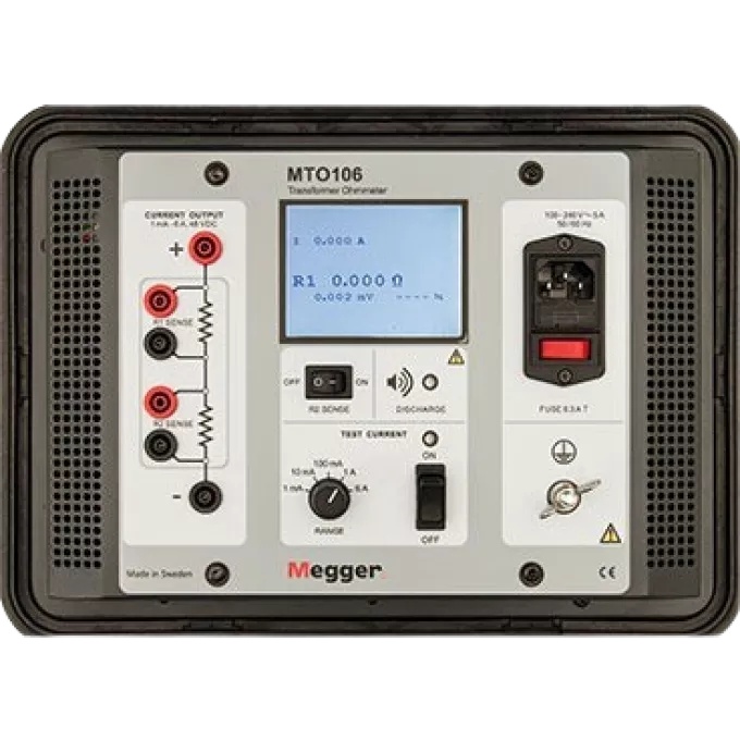 Megger MTO106 BN-19090 ເຄື່ອງວັດຄວາມຕ້ານທານຂົດລວດໝໍ້ແປງ ພ້ອມອຸປະກອນ