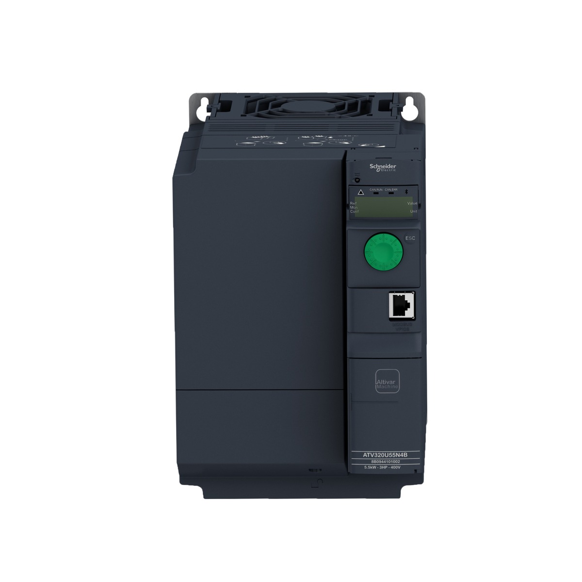 ອິນເວີເຕີຄວບຄຸມມໍເຕີ 5.5 kW ATV320U55N4B (Schneider Electric)