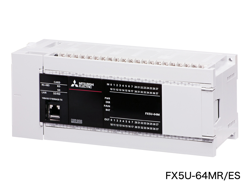 PLC ຄວບຄຸມເຄື່ອງຈັກ FX5U-64MR/ES (Mitsubishi Electric)