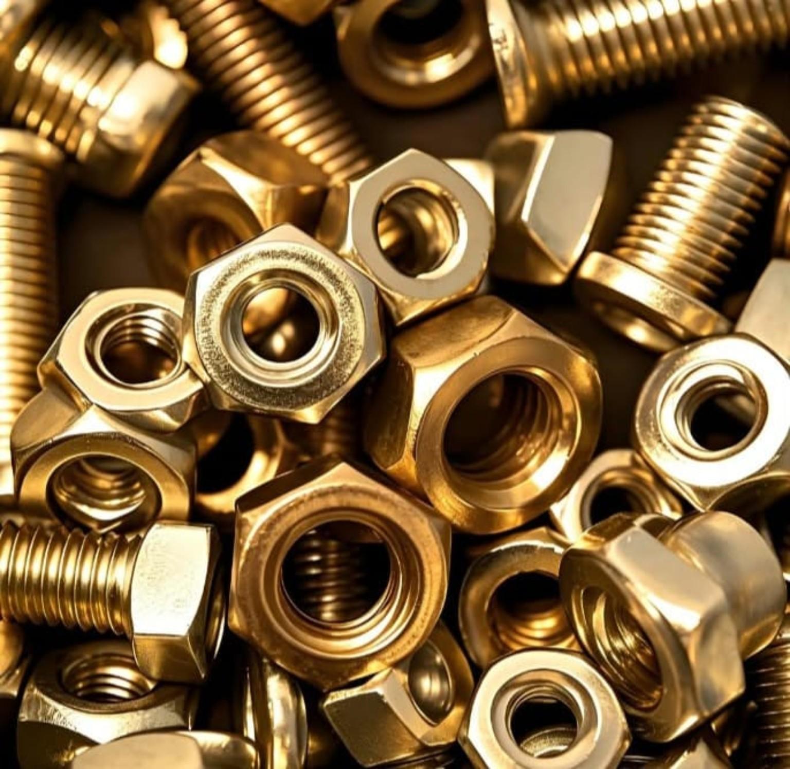 ນັອດແລະສະກູສີທອງ FASTENER-040