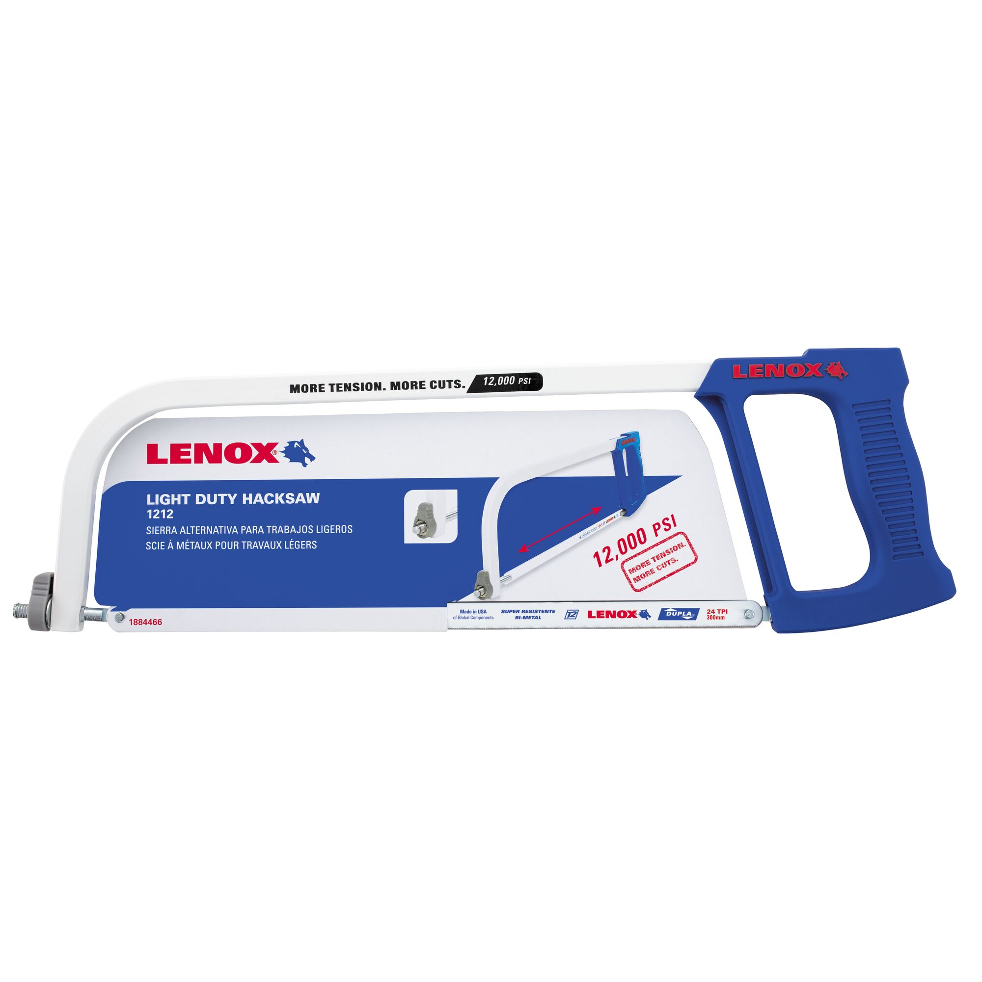 12" 24TPI Light Duty Hacksaw