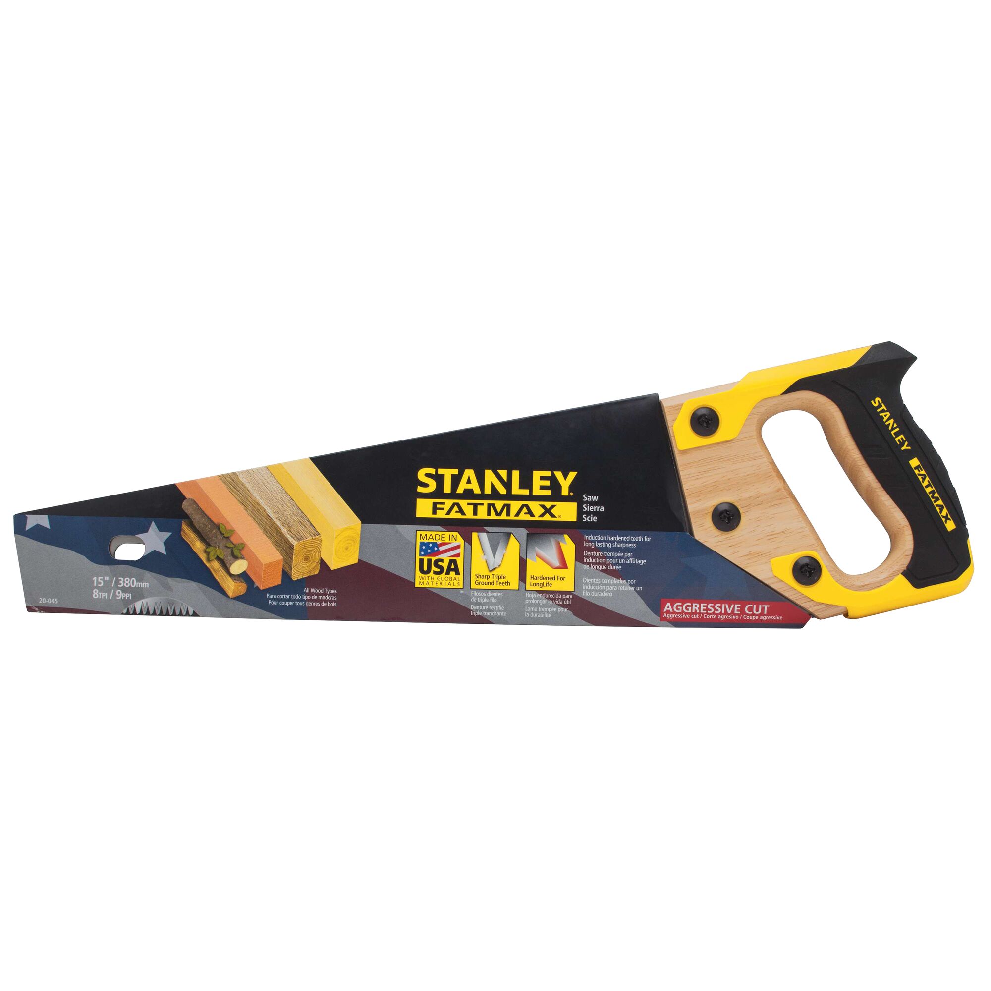 STANLEY® FATMAX® 15 in Carbon Steel Handsaw