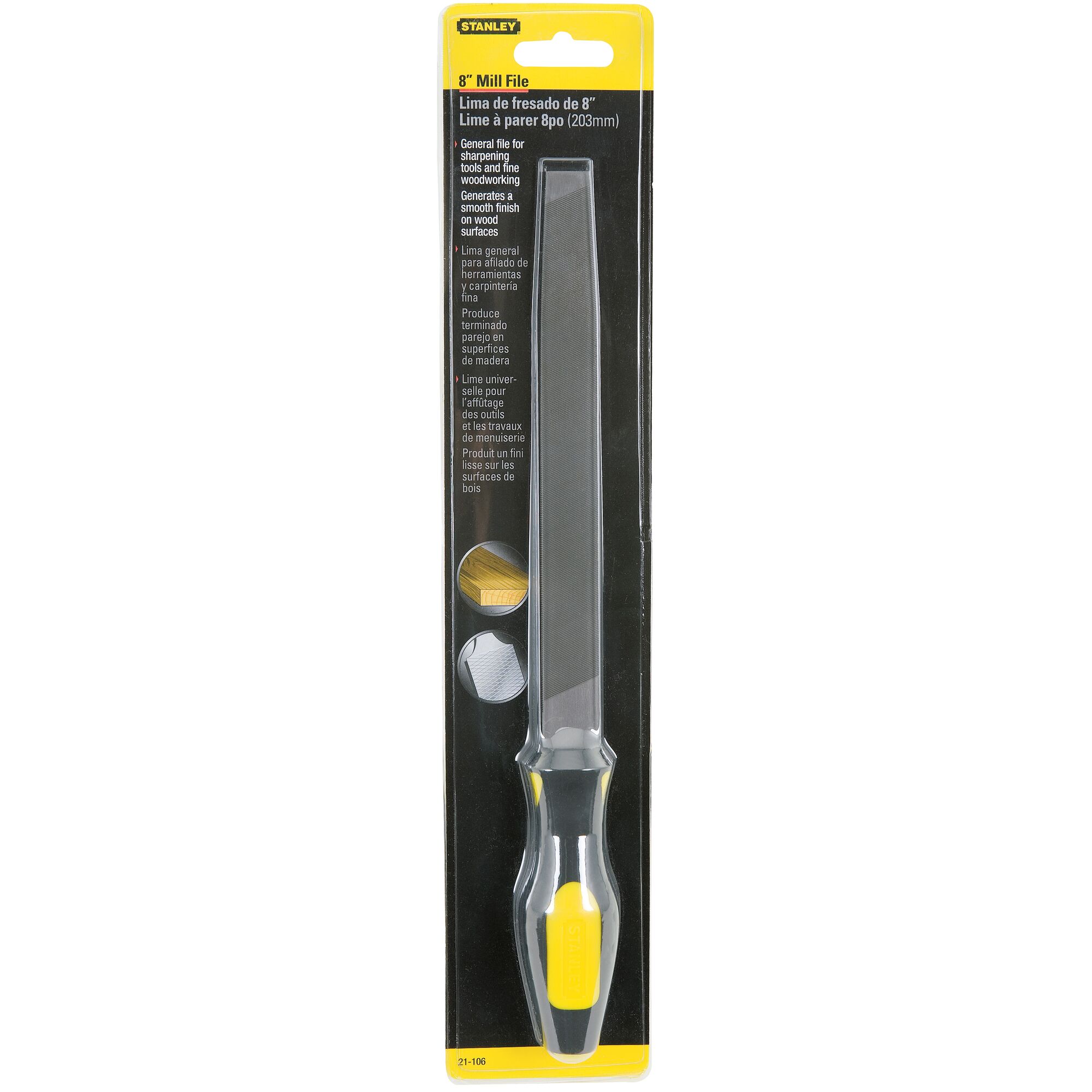 8 in Single-Cut Handy File With Handle