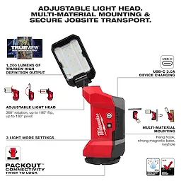 M12™ ROVER™ Multi-Directional Flood Light w/ PACKOUT™ Compatibility
