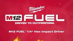 M12 FUEL™ 1/4" Hex Impact Driver Kit