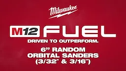 M12 FUEL™ 6" Random Orbital Sander (3/16")