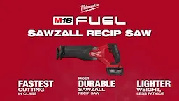 M18 FUEL™ SAWZALL® Recip Saw w/ ONE-KEY™ (Tool-Only)