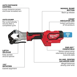 M18™ FORCE LOGIC™ 750 MCM Dieless Crimper