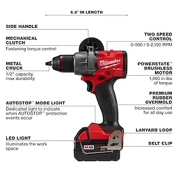 M18 FUEL™ 1/2" Hammer Drill/Driver Kit