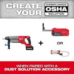 M18 FUEL™ 1-1/4” SDS Plus D-Handle Rotary Hammer Kit w/ ONE-KEY™