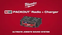 M18™ Jobsite Radio + Charger w/ PACKOUT™ Compatibility