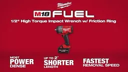 M18 FUEL™ 1/2" High Torque Impact Wrench w/ Friction Ring Kit