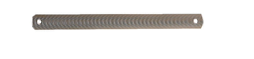 Pansar® Milled Tooth Half-Round Blades Bastard Cut Unhandled