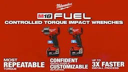 M18 FUEL™ 1/2" Controlled Torque Compact Impact Wrench w/ TORQUE-SENSE™