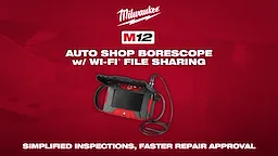 M12™ Auto Shop Borescope w/ Wi-Fi® File Sharing