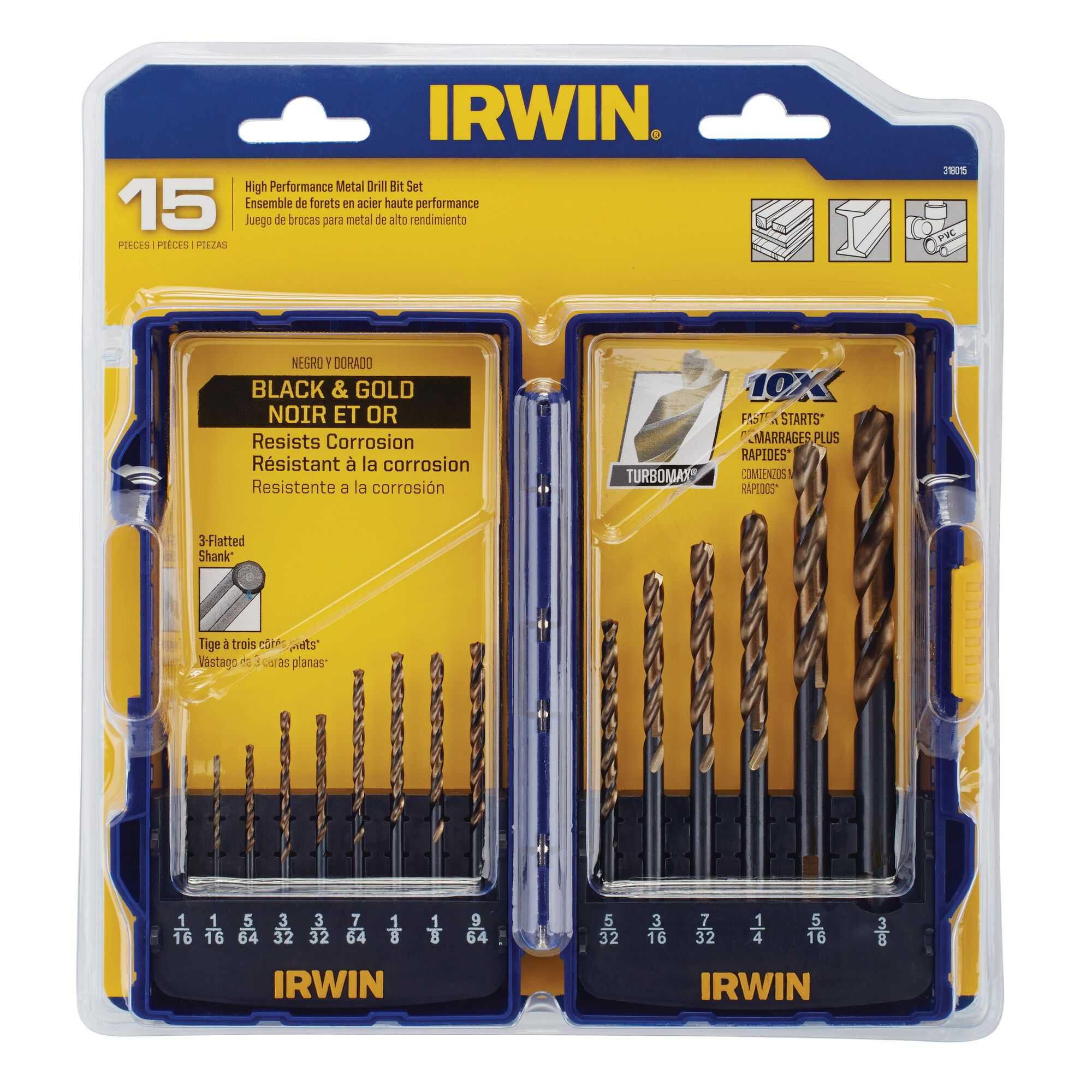 DRL BIT 15PC TURBO POINT SET