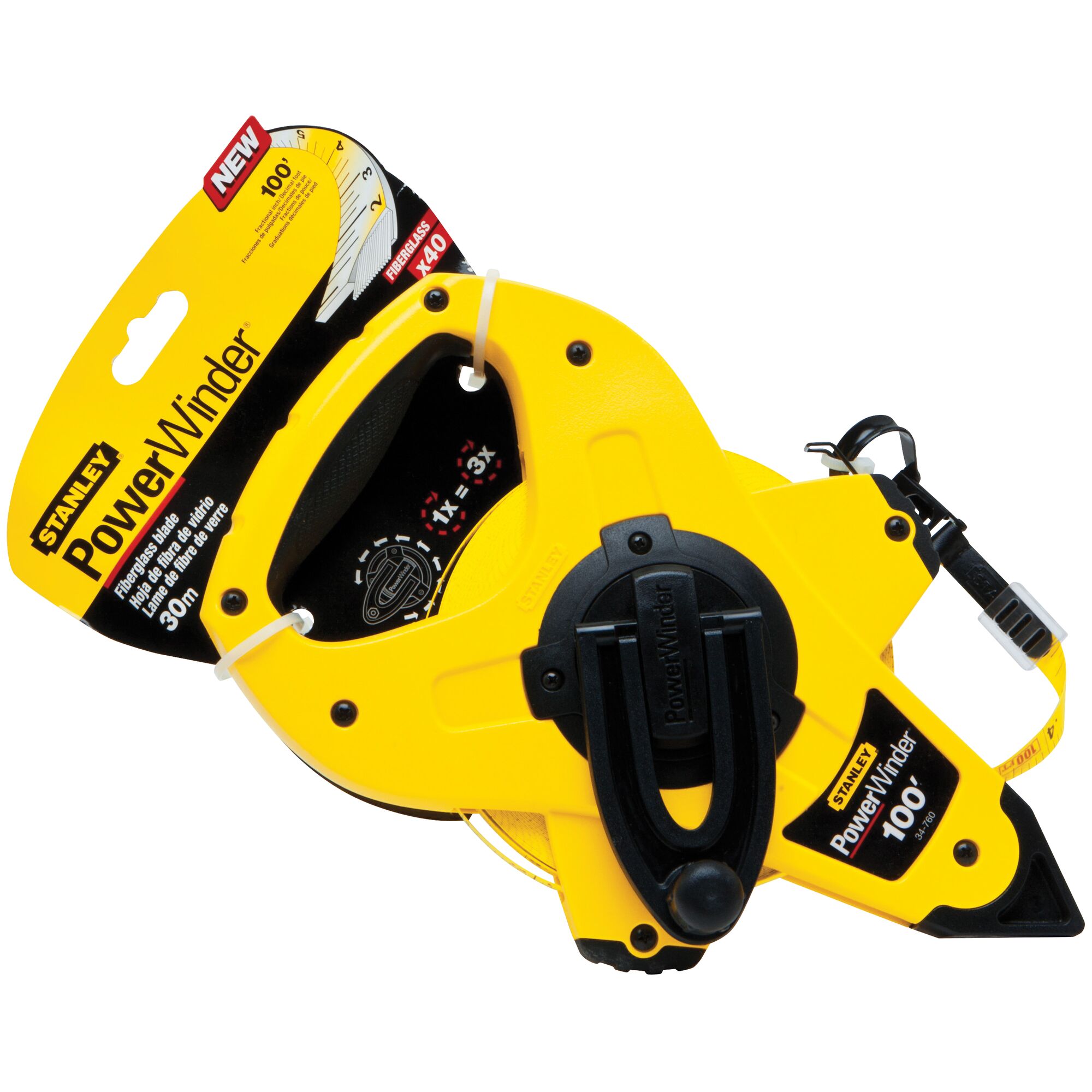 100 ft POWERWINDER® Fiberglass Long Tape