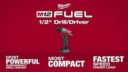 M12 FUEL™ 1/2" Hammer Drill/Driver