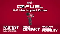 M12 FUEL™ 1/4" Hex Impact Driver