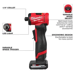 M12 FUEL™ 1/4" Right Angle Die Grinder Kit
