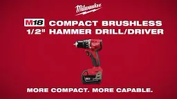 M18™ Compact Brushless 1/2" Hammer Drill/Driver Kit
