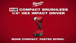 M18™ Compact Brushless 1/4" Hex Impact Driver Kit