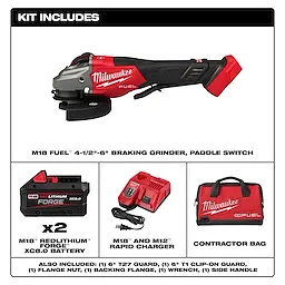 M18 FUEL™ 4-1/2"-6" Braking Grinder, Paddle Switch Kit