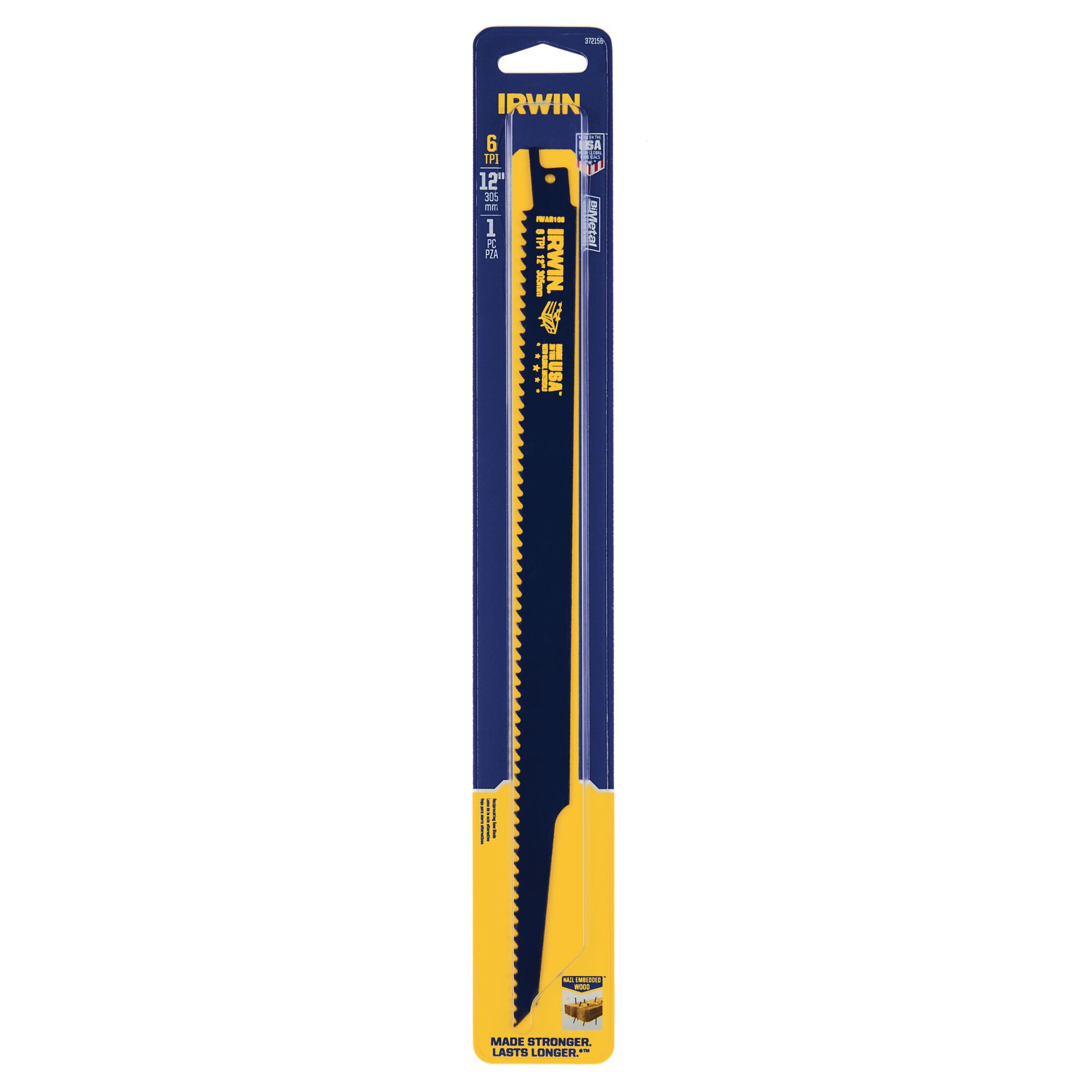 Nail Embedded Wood Cutting Reciprocating Blades
