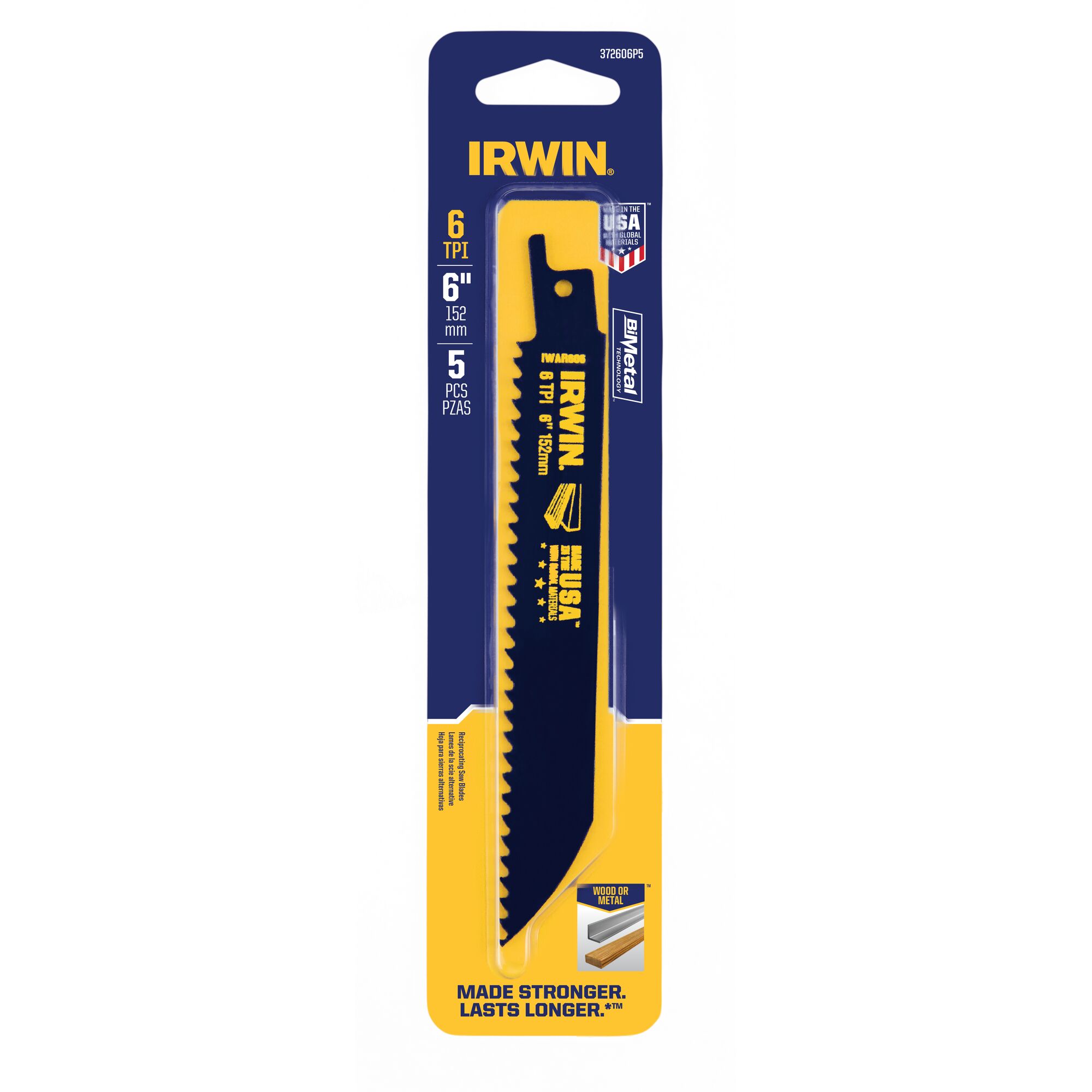 Metal & Wood Cutting Reciprocating Bi-Metal Blades