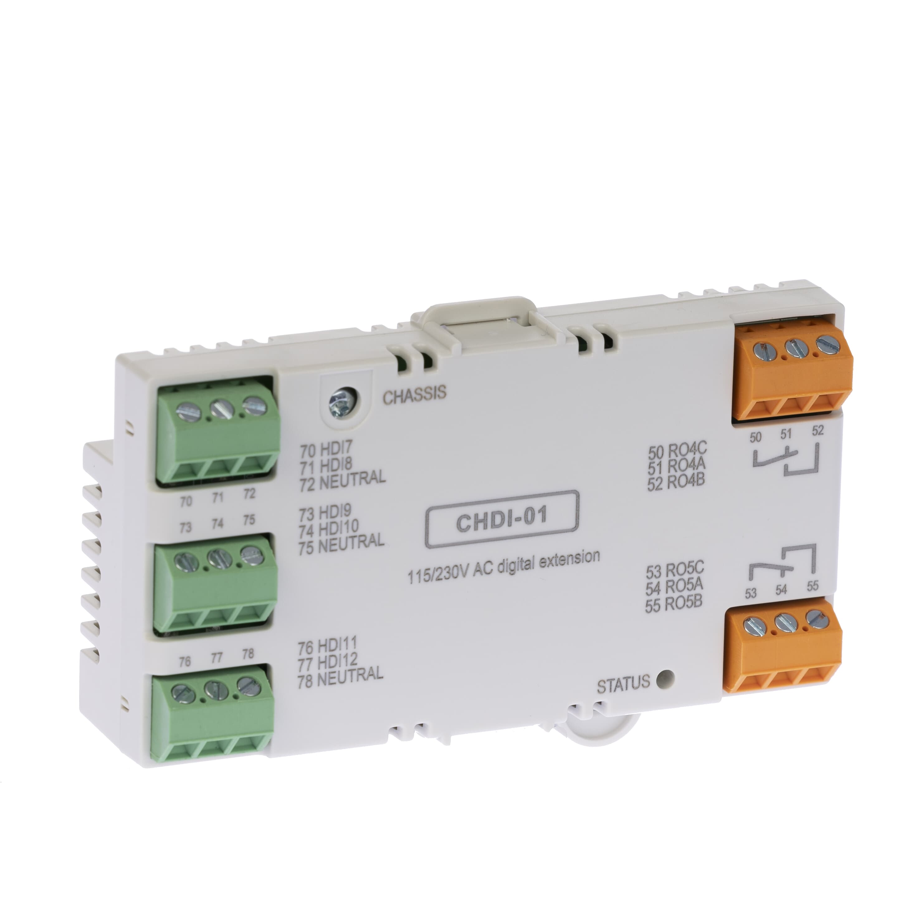 CHDI-01; 115/230V digital input (6xDI and 2xRO) CHDI-01