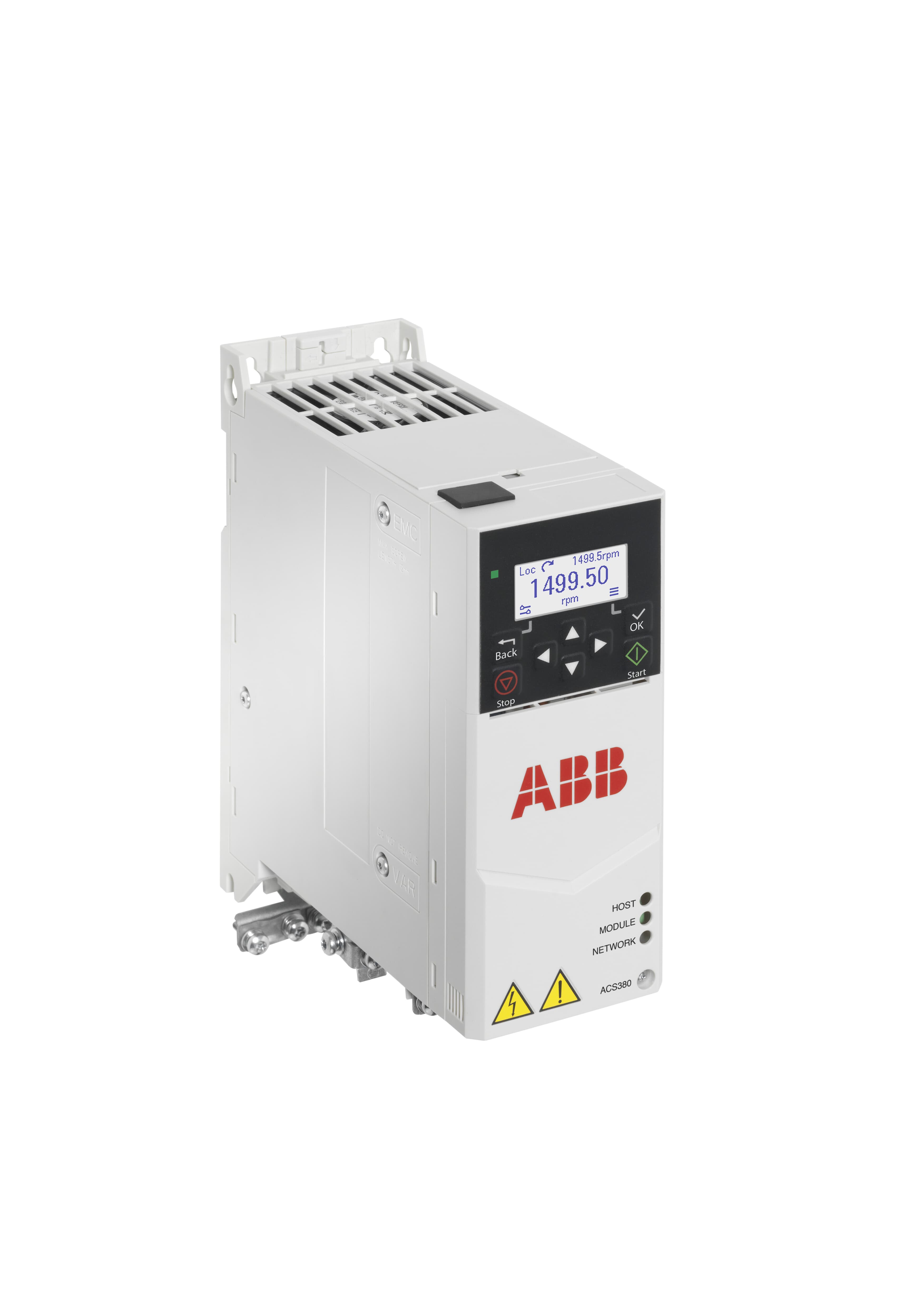LV AC machinery drive module, IEC: Pn 1.5 kW, 7.8 A, 230 V, UL: Pld 2 Hp, 7.5 A, 208 V (ACS380-040C-07A8-1)