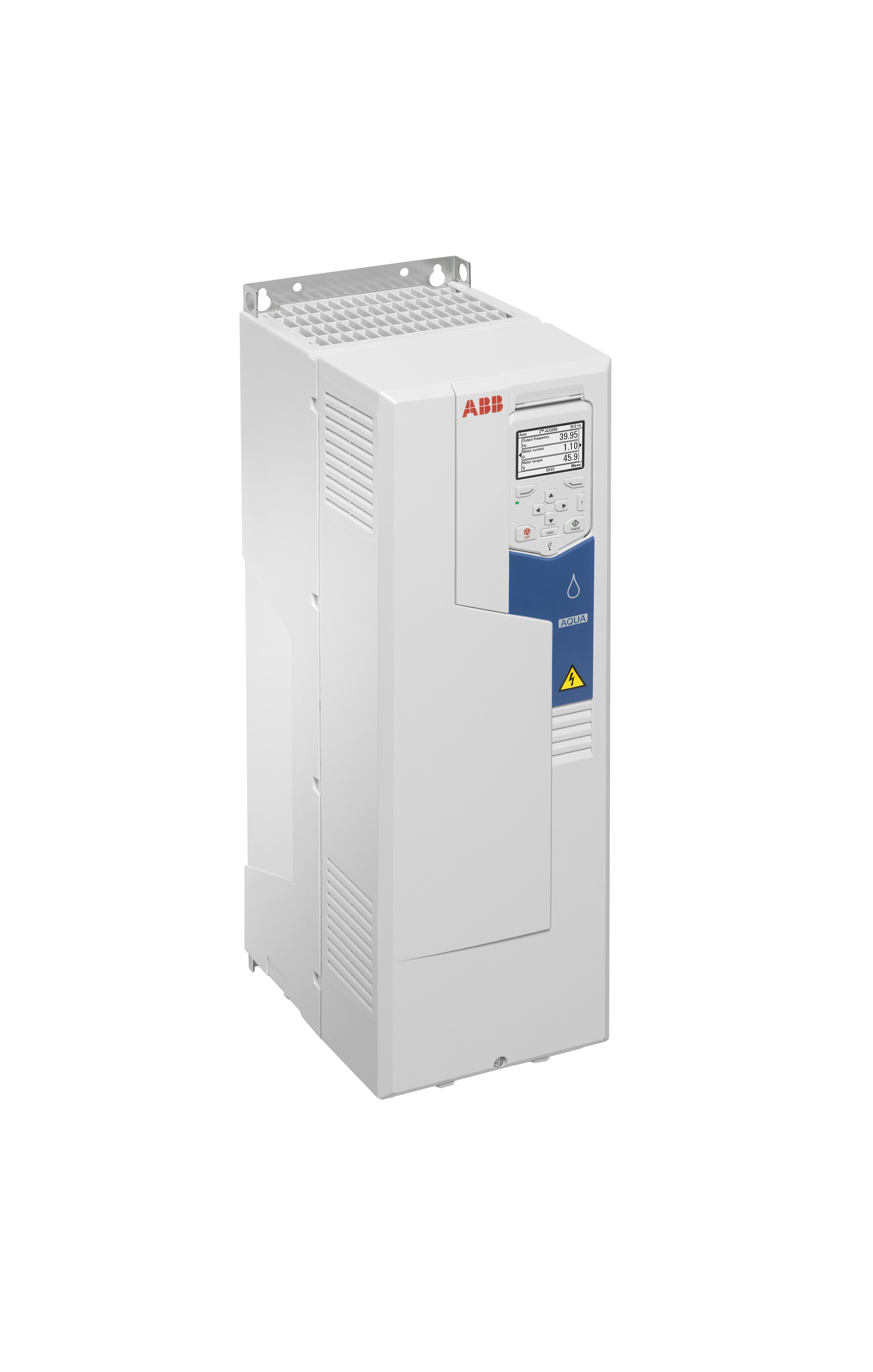 LV AC wall-mounted drive for water and wastewater, IEC: Pn 30 kW, 62 A, 400 V (ACQ580-01-062A-4)